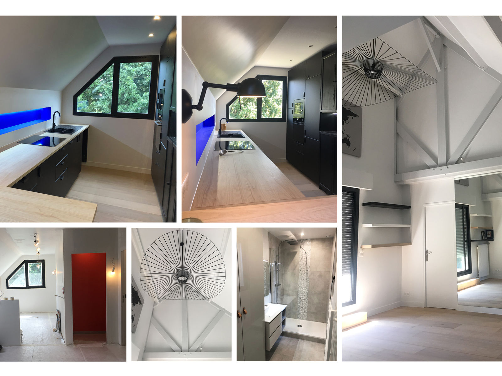 Espace de la maison en Essonne, réalisation de l'Agence Virginie Berthet